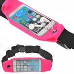 Wholesale iPhone 6s Plus / 6 Plus 5.5 Universal Sports Pouch Belt (Hot Pink)